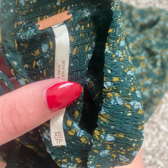 FREE PEOPLE FLORAL BLOUSE - Picture 4 of 4